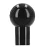 Afbeeldingen van Siro Meubelknop kunststof - L 15mm/H 24mm/B 15mm - zwart 