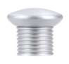 Afbeeldingen van Siro Meubelknop kunststof - L 30mm/H 25mm/B 30mm - aluminium 