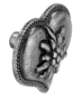Afbeeldingen van Siro Meubelknop metaal - L 44mm/H 27mm/B 52mm - antiek zilver 