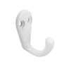 Afbeeldingen van Siro Kapstokhaak metaal - boorafstand 10mm/L 41mm/H 33mm/B 20mm - wit 