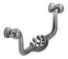 Afbeeldingen van Siro Hangende handgreep metaal - boorafstand 128mm/L 149mm/H 30mm/B 50mm - antiek tin 