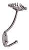 Afbeeldingen van Siro Kapstokhaak metaal - boorafstand 24mm/L 160mm/H 87mm/B 93mm - antiek tin 