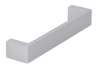 Afbeeldingen van Siro Meubelgreep metaal - boorafstand 128mm/L 138mm/H 30mm/B 20mm - mat aluminium 