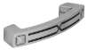 Afbeeldingen van Siro Meubelgreep metaal - boorafstand 96mm/L 121mm/H 32mm/B 16mm - antiek zilver 