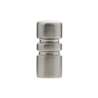 Afbeeldingen van Siro Meubelknop metaal - L 12mm/H 26mm/B 12mm - RVS effect 