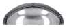 Afbeeldingen van Siro Schelpgreep metaal - boorafstand 64mm/L 85mm/H 27mm/B 31mm - antiek zilver 