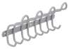 Afbeeldingen van Siro Haaklijst metaal - boorafstand 2x180mm/L 400mm/H 83mm/B 145mm - aluminium 