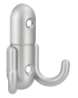 Afbeeldingen van Siro Kapstokhaak metaal - boorafstand 32mm/L 60mm/H 23mm/B 56mm - aluminium 