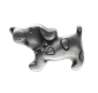 Afbeeldingen van Siro Meubelknop metaal - L 56mm/H 20mm/B 37mm antiek tin 