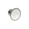 Afbeeldingen van Siro Meubelknop metaal - L 34mm/H 30mm/B 34mm tin/wit 