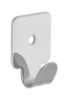 Afbeeldingen van Siro Kapstokhaak metaal - L 41mm/H 15mm/B 30mm chroom glanzend 