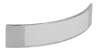 Afbeeldingen van Siro Meubelgreep metaal - boorafstand 96mm/L 137mm/H 26mm/B 30mm chroom glanzend/wit 