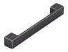 Afbeeldingen van Siro Meubelgreep metaal - boorafstand 160/192mm/L 205mm/H 25mm/B 25mm antiek ijzer 