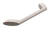Afbeeldingen van Siro Meubelgreep metaal - boorafstand 160mm/L 192mm/H 33mm/B 12mm RVS effect 