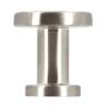 Afbeeldingen van Siro Meubelknop metaal - L 20mm/H 21mm/B 20mm RVS effect 
