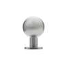 Afbeeldingen van Siro Meubelknop metaal - L 18mm/H 27mm/B 18mm RVS effect 