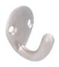 Afbeeldingen van Siro Kapstokhaak metaal - boorafstand 17mm/L 37mm/H 32mm/B 28mm nikkel mat 