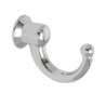 Afbeeldingen van Siro Kapstokhaak metaal - L 22mm/H 30mm/B 12mm chroom glanzend 