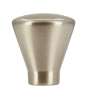 Afbeeldingen van Siro Meubelknop metaal - L 24mm/H 27mm/B 24mm RVS effect 