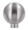 Afbeeldingen van Siro Meubelknop metaal - L 28mm/H 33mm/B 28mm RVS 