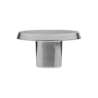 Afbeeldingen van Siro Meubelknop metaal - L 36mm/H 20mm/B 36mm chroom glanzend 