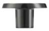 Afbeeldingen van Siro Meubelknop metaal - L 36mm/H 20mm/B 36mm zwart chroom glanzend 