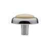 Afbeeldingen van Siro Meubelknop metaal - L 31mm/H 23mm/B 31mm chroom glanzend/perzik 