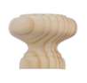 Afbeeldingen van Siro Meubelknop hout - L 35mm/H 27mm/B 35mm vurenhout 