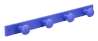 Afbeeldingen van Siro Haaklijst hout - boorafstand 490mm/L 520mm/H 62mm/B 40mm beuken blauw gelakt 