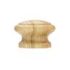 Afbeeldingen van Siro Meubelknop hout - L 44mm/H 29mm/B 44mm grenen gelakt 