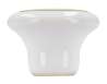 Afbeeldingen van Siro Meubelknop keramisch - L 32mm/H 25mm/B 32mm wit/goud 