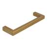 Afbeeldingen van Siro meubelgreep metaal - boorafstand 96mm L104mm/H28mm/B8mm - antiek goud