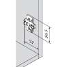 Afbeeldingen van Blum Clip Excenter montageplaat - D.3 aanschroef - vernikkeld 173H7130