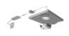Afbeeldingen van Halemeier LED SuperSwing Warm Wit 12v 6.8Watt Aluminium look