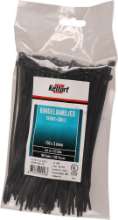 Afbeeldingen van Kelfort bundelbandjes - 3.6x150mm - zwart UV-bestendig 