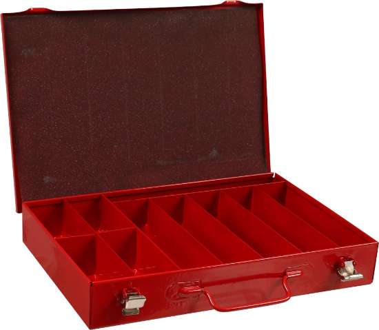 Afbeeldingen van Kelfort Assortimentkist - 330x234x47 - rood Leeg voor Sds+ Boren 