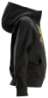 Afbeeldingen van Snickers junior logo zip hoodie 7508-0400, Maat 152, zwart