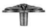 Afbeeldingen van Siro Meubelknop metaal - L 44mm/H 27mm/B 52mm - antiek zilver 