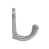 Afbeeldingen van Siro Kapstokhaak metaal - boorafstand 10mm/L 41mm/H 33mm/B 20mm - gepolijst aluminium 