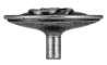 Afbeeldingen van Siro Meubelknop metaal - L 65mm/H 34mm/B 35mm - antiek zilver 