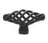 Afbeeldingen van Siro Meubelknop metaal - L 51mm/H 29mm/B 20mm - mat zwart 