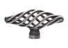 Afbeeldingen van Siro Meubelknop metaal - L 62mm/H 32mm/B 22mm - antiek tin 