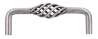 Afbeeldingen van Siro Meubelgreep metaal - boorafstand 96mm/L 104mm/H 38mm/B 20mm - antiek tin 