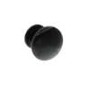 Afbeeldingen van Siro Meubelknop metaal - L 32mm/H 28mm/B 32mm - mat zwart 