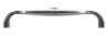 Afbeeldingen van Siro Meubelgreep metaal - boorafstand 128mm/L 138mm/H 27mm/B 23mm antiek zilver/wit 