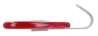 Afbeeldingen van Siro Kapstokhaak metaal - L 100mm/H 30mm/B 88mm roze/aluminium 