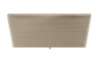 Afbeeldingen van Siro Meubelknop metaal - L 39mm/H 16mm/B 39mm RVS effect/wit 