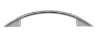 Afbeeldingen van Siro Meubelgreep metaal - boorafstand 96mm/L 137mm/H 26mm/B 30mm chroom glanzend/wit 
