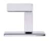 Afbeeldingen van Siro Haak metaal - zelfklevend L 50mm/H 38mm/B 60mm chroom glanzend 