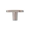 Afbeeldingen van Siro Meubelknop metaal - L 33mm/H 22mm/B 33mm RVS effect 